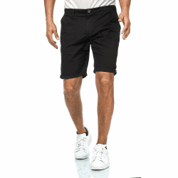 Smith & Solo Kurze Hosen Herren - Chino Shorts Kurz Baumwolle, Bermuda Hose Sommer, Laufshorts Männer Sport Trainingshose 34 Schwarz Angebot bei HelloDeals