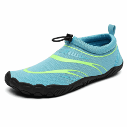 Mishansha Unisex Badeschuhe Atmungsaktiv Mesh Wasserschuhe Sommer Schnell Trocknend Aquaschuhe Gr.36-46 Azurblau 37 EU Angebot bei HelloDeals