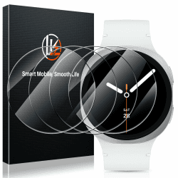 LK 4 Stück Displayschutz für Samsung Galaxy Watch 8 40mm Schutzfolie, Einfache Installation, Kratzfest, Blasenfrei, 9H für Panzerglas für Galaxy Watch 8 40mm [ Neues Modell 2025] Samsung Galaxy Watch 8 40mm Transparent Angebot bei HelloDeals