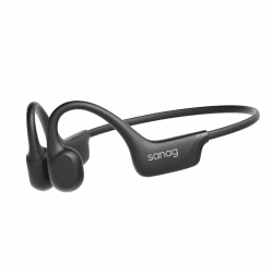 SANAG Knochenschall Kopfhörer, knochenschall kopfhörer Bluetooth, kopfhörer kabellos Bluetooth mit Mikrofon, Bluetooth 5.4, IPX5 wasserdichte, 10 Stunden Wiedergabezeit für Radfahren, Laufen Schwarz Angebot bei HelloDeals