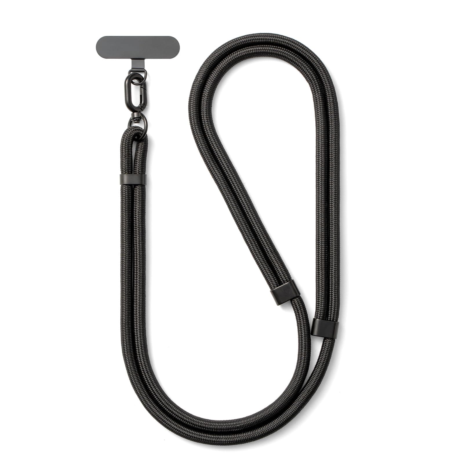 MORSUNBELA Handykette Universal Verstellbar Handyband zum Umhängen Handy Kette zum Umhängen für Reise, Outdoor, Handy Umhängeband Phone Lanyard Schwarz Angebot bei HelloDeals
