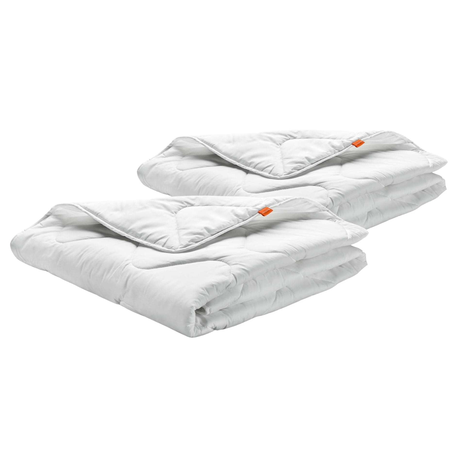 sleepling Bettdecke 135x200 cm 2er Set, Sommerdecke, Sommerbettdecke leicht 135 x 200, Made in EU, Oeko-Tex 100, Waschbar 60 Grad, 2 teilig, 2 Stück Sommerdecke 2er set 135 x 200 cm Angebot bei HelloDeals