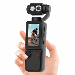 Q8 Tragbare Vlog-Kamera mit 180° schwenkbarem Objektiv, 4K Digitalkamera für Fotografie & Video, 2,0" IPS-Bildschirm, Autofokus, 2000mAh Akku, inkl. Karte, Stativ & Umhängeband (Schwarz) Angebot bei HelloDeals