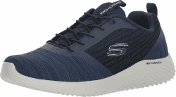 Skechers Herren Bounder Rivato Sneaker 43 EU Navy Mesh Pu Trim Angebot bei HelloDeals