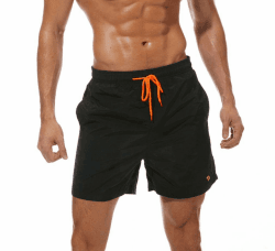 Tansozer Badehose Herren Badeshorts Swim Shorts mit Mesh XL Schwarz Angebot bei HelloDeals