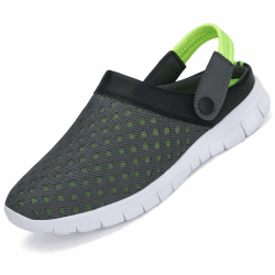 SAGUARO Unisex Clogs Sommer Hausschuhe Leicht Gartenschuhe Gr. 36-48 48 EU Grün Angebot bei HelloDeals