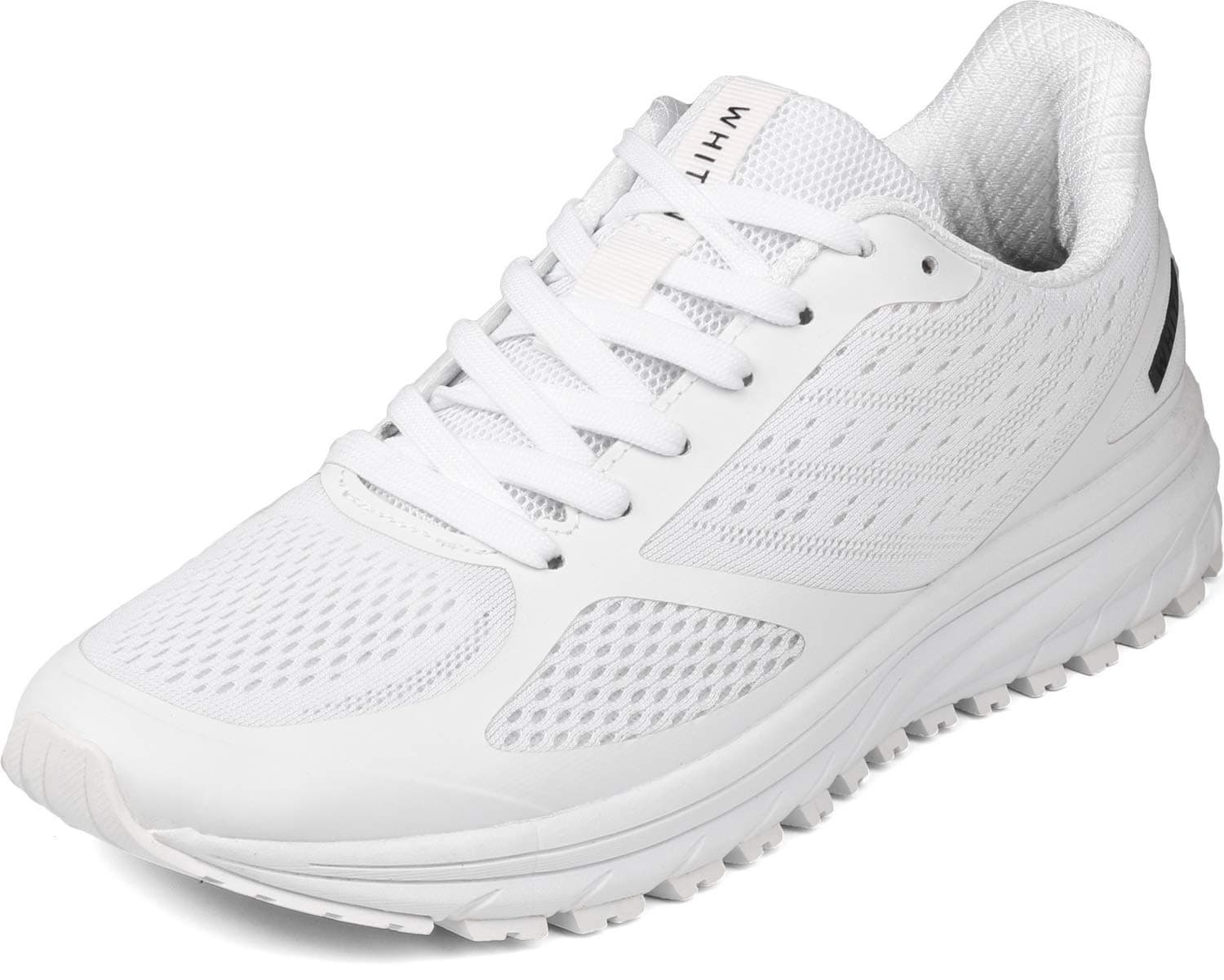 WHITIN Laufschuhe Herren Damen Turnschuhe Sportschuhe Unisex Bequeme Straßenlaufschuhe Walkingschuhe 36-47 47 EU 2 Alles Weiß Angebot bei HelloDeals