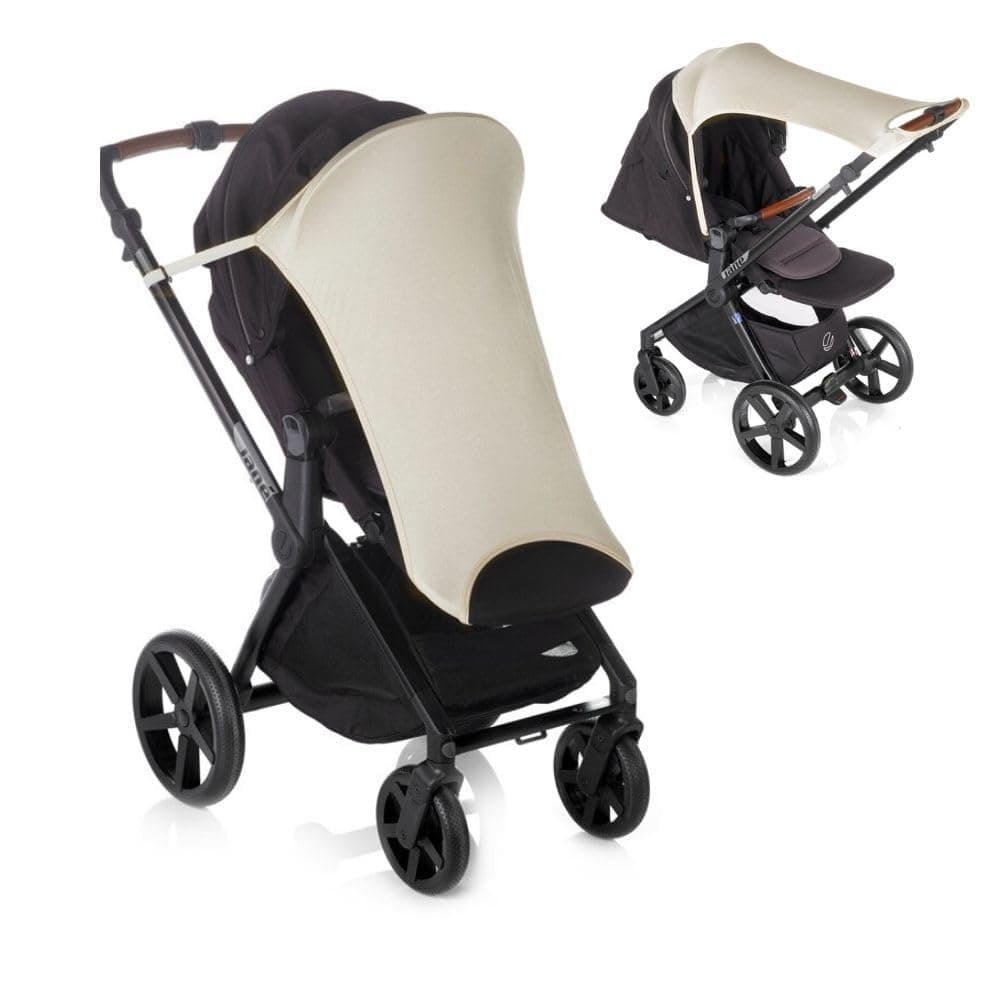 Jané Sonnenschutz Kinderwagen UPF 50+, Universal Elastisch, Atmungsaktiv, UV Schutz für Buggy und Babywanne, Beige Angebot bei HelloDeals