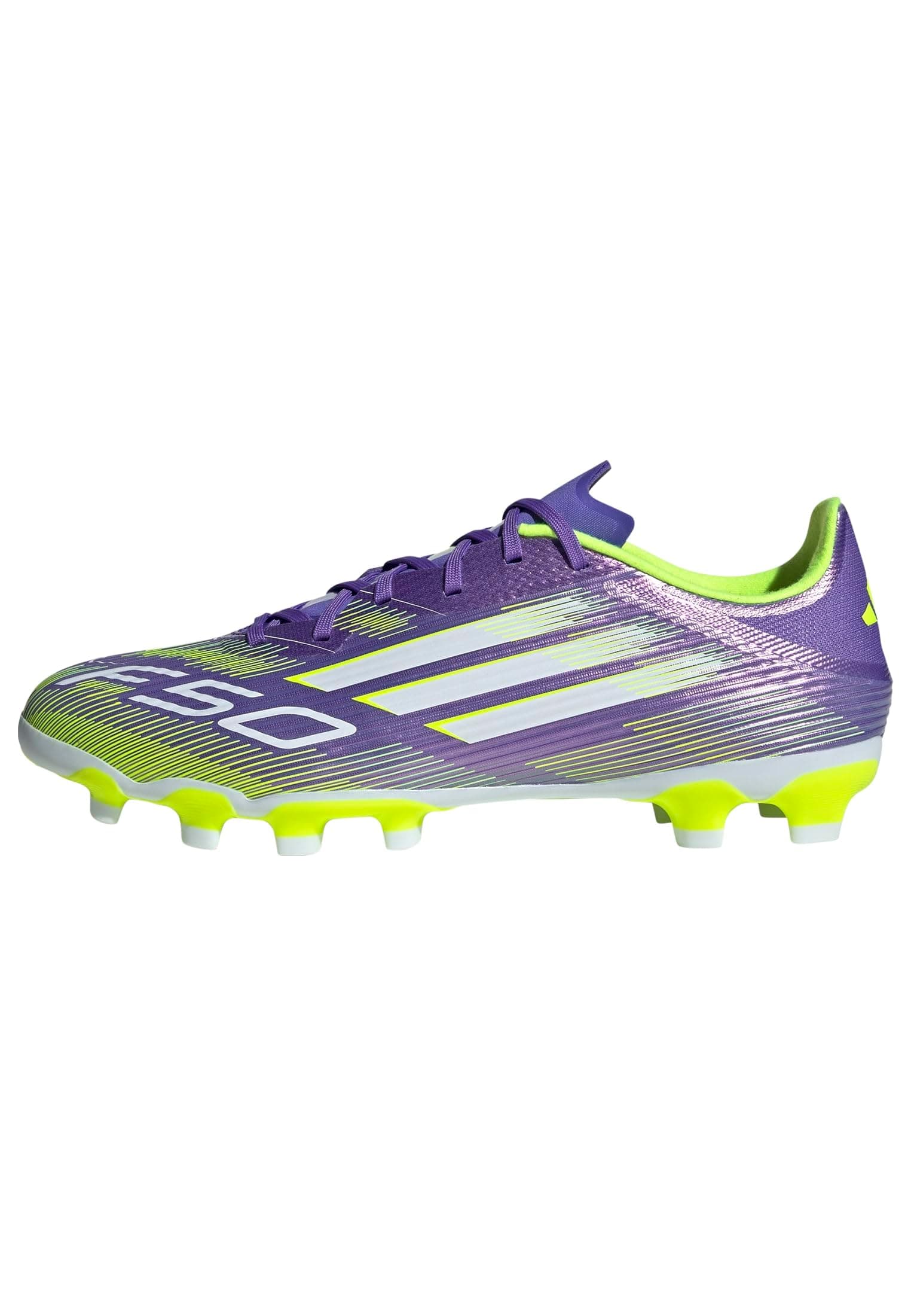 Adidas Unisex F50 League Multi Ground Fußballschuhe 44 2/3 EU Purple Rush Ftwr White Lucid Lemon Angebot bei HelloDeals
