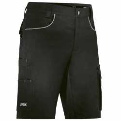 Uvex Tune-up Light Arbeitsshorts Herren – Leichter 2-Wege-Stretch - Bermuda 52 Kurz Schwarz/Reflektierend Angebot bei HelloDeals