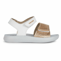 Geox Mädchen B Sandal LightfloppySandal 24 EU White Gold Angebot bei HelloDeals