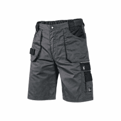 CXS Herren Arbeitsshorts Professionell - Sehr Stabile Strapazierfähige Shorts Arbeitshose Gartenhose Bundhose Gartenshorts 52 Grau - Schwarz Angebot bei HelloDeals