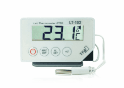 TFA Dostmann LT-102 Profi-Digitalthermometer, mit Kabelfühler, wasserdicht IP65,L 87 x B 17 (29) x H 52 (57) mm, Weiß L 87 x B 17 (29) x H 52 (57) mm Klassisch Angebot bei HelloDeals
