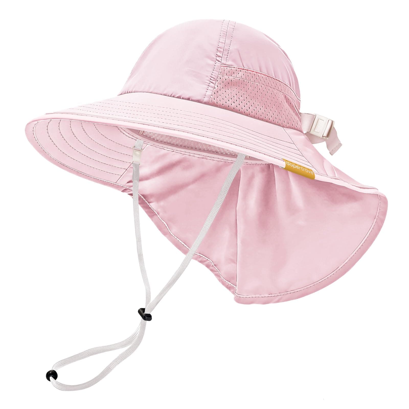 Sonnenhut Baby UV Schutz 50, UV Hut Mütze Baby, Sonnenhut Kinder, Sommerhut Sonnenmütze Babys, Sommermütze Babys Mädchen & Jungen, mit Verstellbarer Kinnriemen und verstellbarem Kopfumfang 6-24 Monate Einheitsgröße Hellrosa Angebot bei HelloDeals