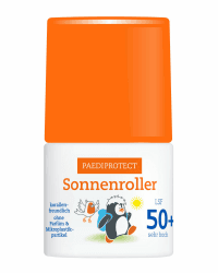 PAEDIPROTECT Sonnenroller LSF 50+ 50 ml, korallenfreundliche Sonnencreme für Baby, Kinder und Erwachsene, ohne Parfüm und Mikroplastik, vegan 50 ml (1er Pack) Angebot bei HelloDeals