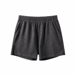Amy Coulee Schlafhose Herren Kurz Baumwolle 4" Leichte Schlafshorts Kurze Pyjamahose Schlafanzughose mit Taschen L Dunkel Grau Angebot bei HelloDeals