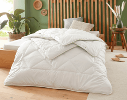 Badenia Trendline Eco Steppbett Kamel Leicht 135 x 200 cm, weiß, Öko- Tex Zertifiziert, produziert nach deutschem Qualitätsstandard 135 x 200 Leichte Sommerdecke Angebot bei HelloDeals