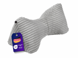 Traumnacht Cozy Leseknochen Kissen 40 x 20 cm, Nackenkissen & Lesekissen aus Lincoln-Kord, weich & waschbar, grau, Öko-Tex Zertifiziert, hergestellt nach deutschem Qualitätsstandard Grau / Kord Leseknochen Angebot bei HelloDeals