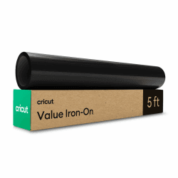 Cricut Plotterfolie Textil im Vorteilspack | 30,5 cm x 1,5 m | Textil-Flexfolie für Plotter (Iron-On) für alle Cricut Schneidemaschinen | Schwarz 30.5 x 150 cm Schwarz Angebot bei HelloDeals