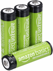 Amazon Basics 4er-Pack wiederaufladbare AA-NiMH-Batterien, 2000 mAh, 1,2 V, bis zu 1000x aufladbar, vorgeladen 4 Stück AA Angebot bei HelloDeals