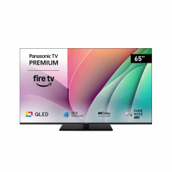Panasonic Premium TV-65W80AEZ, W80 Serie 65 Zoll, 4K Ultra HD QLED Smart TV, 2024, Fire TV, Dolby Vision & Atmos, Game Mode Plus, Alexa Sprachsteuerung, Airplay, Schwarz 65" Angebot bei HelloDeals
