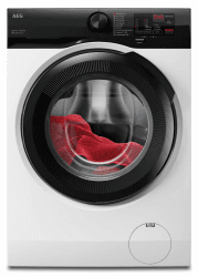 AEG AI Waschmaschine, 9 kg, Serie 6000 MaxWash - KI Waschassistent Volle Ladung in 45Min bei 30°C Sauber & Effizient, A, Hygiene-Programm mit Dampf, Nachlegefunktion, Aquastopp, 1400 U/min, LR6AMZ49FL 9Kg | Wash Assist Angebot bei HelloDeals