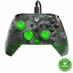 Turtle Beach Rematch Core Ghost Schwarz Camo/Grün Wired Gaming Controller – Lizenziert für Xbox Series X und S, Xbox One und Windows PCs Grün/Camo Angebot bei HelloDeals