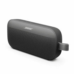 Bose SoundLink Flex Tragbarer Bluetooth Lautsprecher (2. Gen.), Tragbarer Outdoor Lautsprecher, wasserdicht und staubdicht, mit naturgetreuem Klang, bis zu 12 Stunden Akkulaufzeit, Schwarz Schwarz Mit Mikrofon Angebot bei HelloDeals
