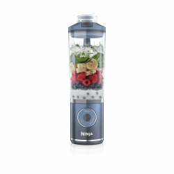 Ninja Blast Max Tragbarer Mixer/Blender/Smoothie Maker, 570 ml, wiederaufladbar, Mixbecher & auslaufsicherer Deckel, 3 Funktionen, Smoothies, Proteinshakes, Marineblau BC251EUNV Angebot bei HelloDeals