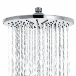 Runde Regendusche, Markcco 20 cm runde Hochdruckdusche aus ABS-Material, komfortables Duscherlebnis, auch wenn der Wasserdruck niedrig ist, installiert an der Wand oder Decke 20 cm Rund Abs Angebot bei HelloDeals