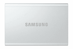 Samsung Portable SSD T7 Resurrected 1 TB, Externe Festplatte, USB 3.2 Gen.2 Highspeed Speicher, Externe SSD für iPhone 17, Mac, PC, Android-Geräte & Gaming-Konsolen, Metallic-Silber, MU-PD1T0G/WW 1 TB T7 Resurrected Metallic Silver Angebot bei HelloDeals