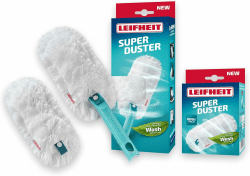 Leifheit SUPERDUSTER mit Ersatzbezug, Staubwedel verlängerbar, waschbar mit 360 Grad -Mikrofasertextil, kompatibel mit Click-System, waschen statt wegwerfen Staubwedel (mit Ersatzbezug) Superduster (enthält 2 Bezüge) Angebot bei HelloDeals