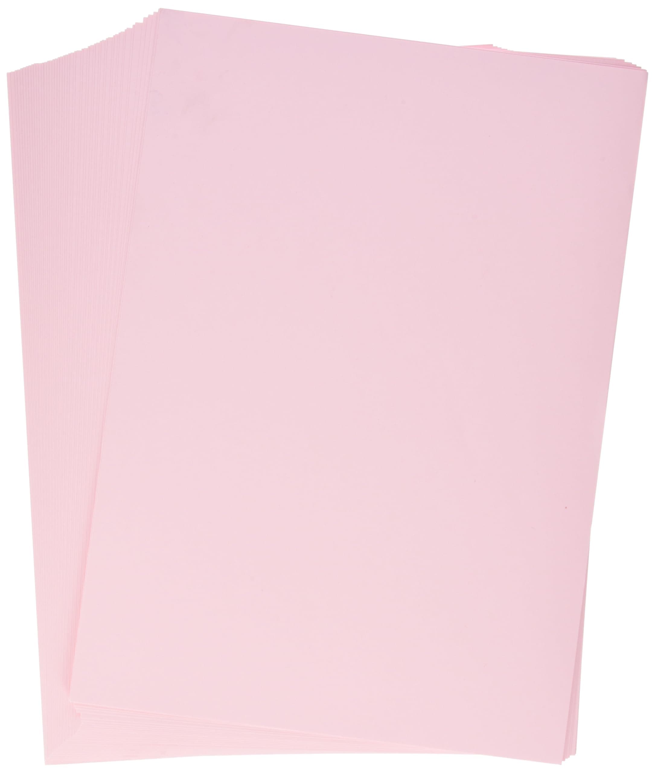 Kangaro - Tonpapier Pastell Rosa DIN A4-160g/m² FSC mix – 50 pack - Briefpapier Bastelpapier DIY Pastell Rosa 160g/m² Angebot bei HelloDeals