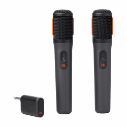 JBL PartyBox Wireless Mic – Set mit zwei digitalen kabellosen Mikrofonen und eingebautem Popfilter – Zubehör für die JBL PartyBox – Karaoke für zuhause Wireless Mic Accessoires Angebot bei HelloDeals