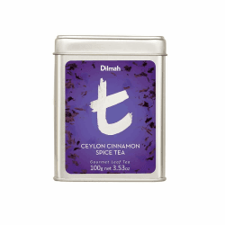 Dilmah - Ceylon Cinnamon Spice Tea – Schwarzer Tee aus Sri Lanka mit Zimt – Würzig & Aromatisch – Gourmet Blatttee – Loser Tee – 100 g – Metalldose Angebot bei HelloDeals