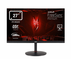 Acer Nitro XV271U M3 Gaming Monitor 27 Zoll (69 cm Bildschirm) WQHD, Agile Splendor IPS, 180Hz DP, 144Hz HDMI, 1ms/0.5ms(GTG,Min.), DP 1.2, 2xHDMI 2.0, höhenverstellbar, drehbar, FreeSync Premium 27 Zoll | WQHD | 180Hz Angebot bei HelloDeals