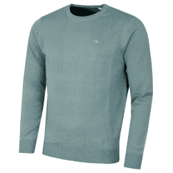 Calvin Klein Herren 2026 Golfpullover Rundhals Weich Leicht Atmungsaktiv XL Sage Angebot bei HelloDeals