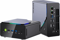 GMKtec K12 AMD Mini PC Ryzen 7 255 H(Upgrade auf 8745HS, 4.9 GHz) 16G DDR5, 512G M.2 PCIE 4.0 x4 SSD, 3 Jahre Produktschutz, Micro PC mit USB4.0, USBA X 5, Dual 2.5G LAN, OCuLink Port, Quad 4K Display 16.0 GB 512.0 GB Angebot bei HelloDeals