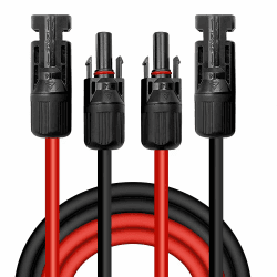 Solarkabel 4mm²/6mm², Solarkabel Verlängerung 1/2/3/5/8/10/13/15M, Solarkabel Verlängerungskabel(Rot/Schwarz) (4mm²5M) Angebot bei HelloDeals
