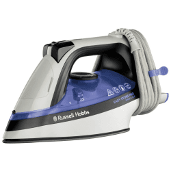 Russell Hobbs Dampfbügeleisen [platzsparende Kabelaufbewahrung] Bügeleisen Wrap & Clip (2400W, 180 g Extra-Dampfstoß, 320ml Wassertank,Keramik-Bügelsohle, Selbstreinigungsfunktion)26730-56 Angebot bei HelloDeals