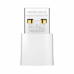 Mercusys MA60XNB Nano Bluetooth WLAN Stick Für PC, 𝐁𝐥𝐮𝐞𝐭𝐨𝐨𝐭𝐡 𝟓.𝟑 Wi-Fi 6 AX900 Dual Band WLAN Adapter, Nano Größe, WPA3, MU-MIMO, nur Kompatibel mit Windows 11/10 Wi-Fi 6 Bluetooth AX900 Angebot bei HelloDeals