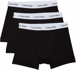Calvin Klein Herren 3er Pack Boxershorts Briefs Boxer Brief Stretch L Schwarz Angebot bei HelloDeals