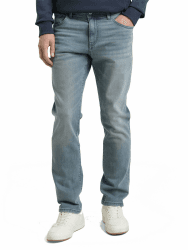 Tom Tailor Herren TTJOSH Regular Slim Jeans 33W / 36L 10161 - Light Stone Blue Grey Denim Angebot bei HelloDeals