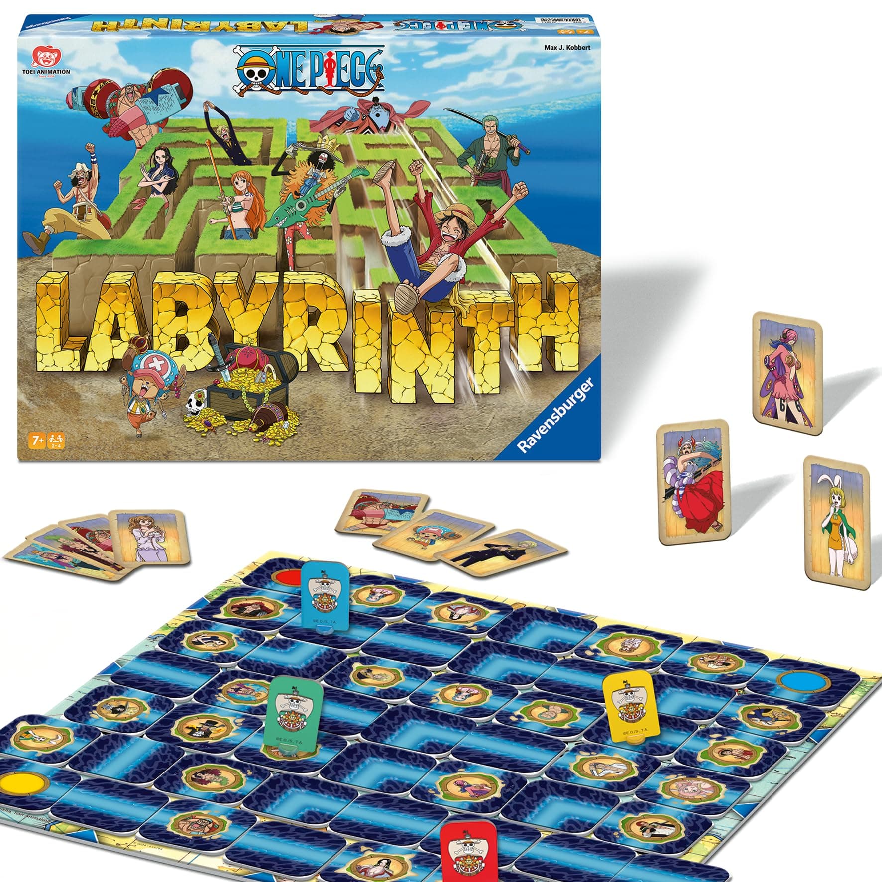 Ravensburger 22887 - One Piece Labyrinth - Der Spieleklassiker für 2-4 Spieler ab 7 Jahren im Look Einer der erfolgreichsten Anime-Serien Aller Zeiten Klassisch Angebot bei HelloDeals