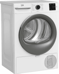 Beko BM3T38210W1 Wärmepumpentrockner, Wäschetrockner, 8 kg, allergikergeeignet, Hygiene Trocknen & Hygiene Auffrischen, 15 Programme, Express, Weiß 8 kg Wärmepumpentrockner E Angebot bei HelloDeals