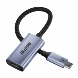 BENFEI USB C zu HDMI Adapter 4K@60Hz, USB Typ-C zu HDMI Adapter [Thunderbolt 3/4/5 Kompatibel] mit iPhone 15 Pro/Max, MacBook Pro/Air 2023, iPad Pro, iMac, S23, XPS 17, Surface Book 3 1 Pack 4K@60Hz Angebot bei HelloDeals