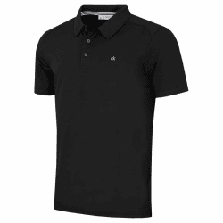Calvin Klein Herren 2026 Golf Polo Campus leicht atmungsaktiv Stretch Poloshirt L Schwarz Angebot bei HelloDeals