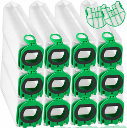12 Stück Staubsaugerbeutel kompatibel mit Vorwerk Kobold VB100 FP100 VB 100 FP 100, Premium Filtertüten Ersatz Staubbeutel für Kobold VB100 Staubsauger Beutel Angebot bei HelloDeals