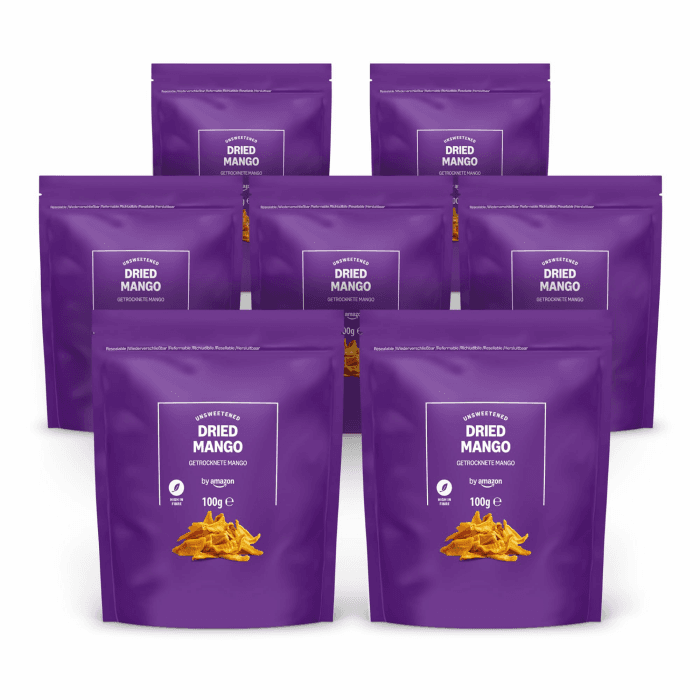by Amazon Getrocknete Mango, 100 g, 7 Stück 7x100grams Angebot bei HelloDeals