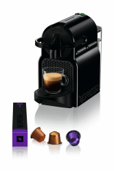 De Longhi Nespresso Inissia EN 80.B Kaffeemaschine 19 bar Schwarz ohne Aeroccino Dunkle Schwarz Angebot bei HelloDeals